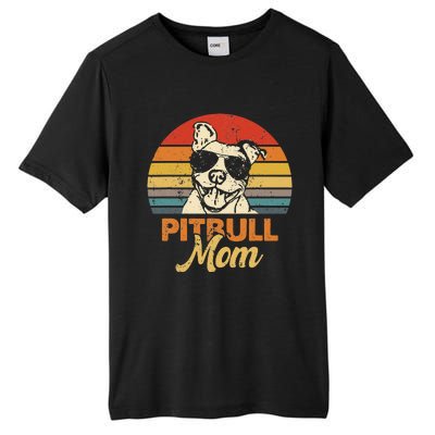 Funny Dog Pitbull Mom Pittie Mom Mother's Day Tall Fusion ChromaSoft Performance T-Shirt