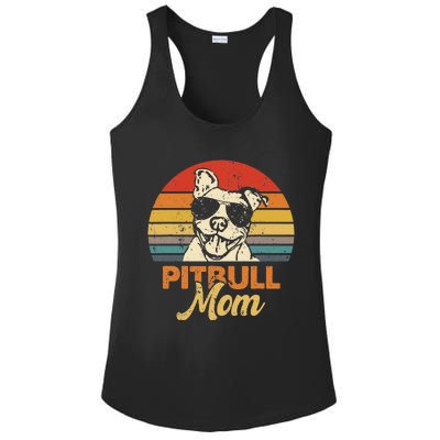 Funny Dog Pitbull Mom Pittie Mom Mother's Day Ladies PosiCharge Competitor Racerback Tank