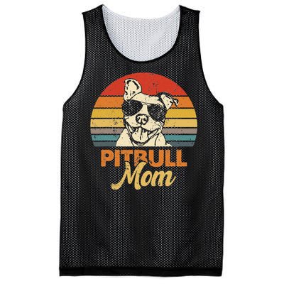 Funny Dog Pitbull Mom Pittie Mom Mother's Day Mesh Reversible Basketball Jersey Tank