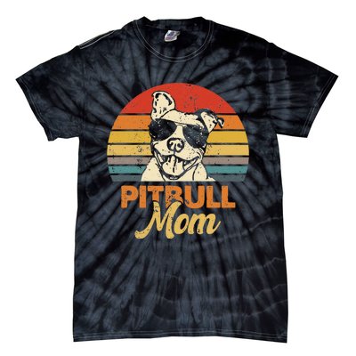 Funny Dog Pitbull Mom Pittie Mom Mother's Day Tie-Dye T-Shirt