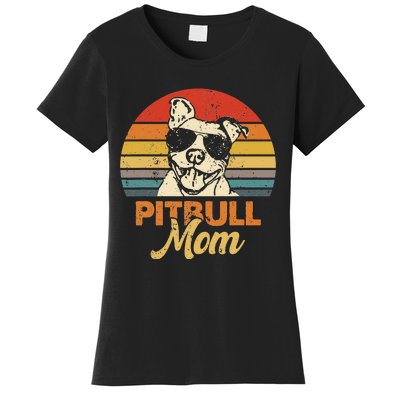 Funny Dog Pitbull Mom Pittie Mom Mother's Day Women's T-Shirt