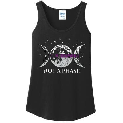 Funny Demisexual Pride Flag Not A Phase Ladies Essential Tank