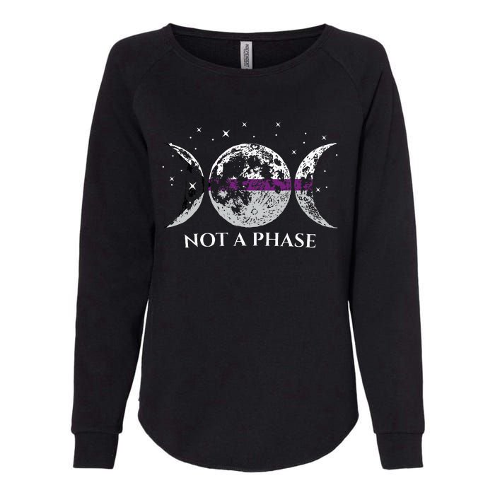 Funny Demisexual Pride Flag Not A Phase Womens California Wash Sweatshirt