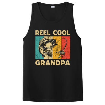 FatherS Day Present Funny Fishing Reel Cool Grandpa PosiCharge Competitor Tank