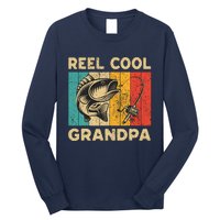 FatherS Day Present Funny Fishing Reel Cool Grandpa Long Sleeve Shirt