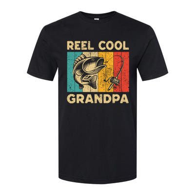 FatherS Day Present Funny Fishing Reel Cool Grandpa Softstyle® CVC T-Shirt