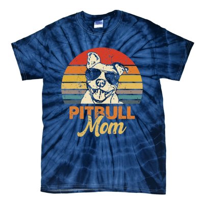 Funny Dog Pitbull Mom Pittie Mom Mother's Day Tie-Dye T-Shirt