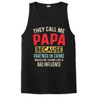 FatherS Day Papa Partner In Crime PosiCharge Competitor Tank