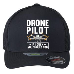 Funny Drone Pilot For RC Racing Pilots Flying FPV Flexfit Unipanel Trucker Cap