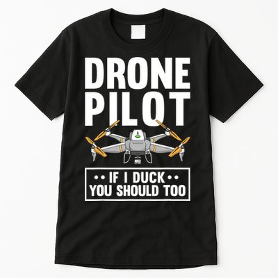Funny Drone Pilot For RC Racing Pilots Flying FPV Tall T-Shirt