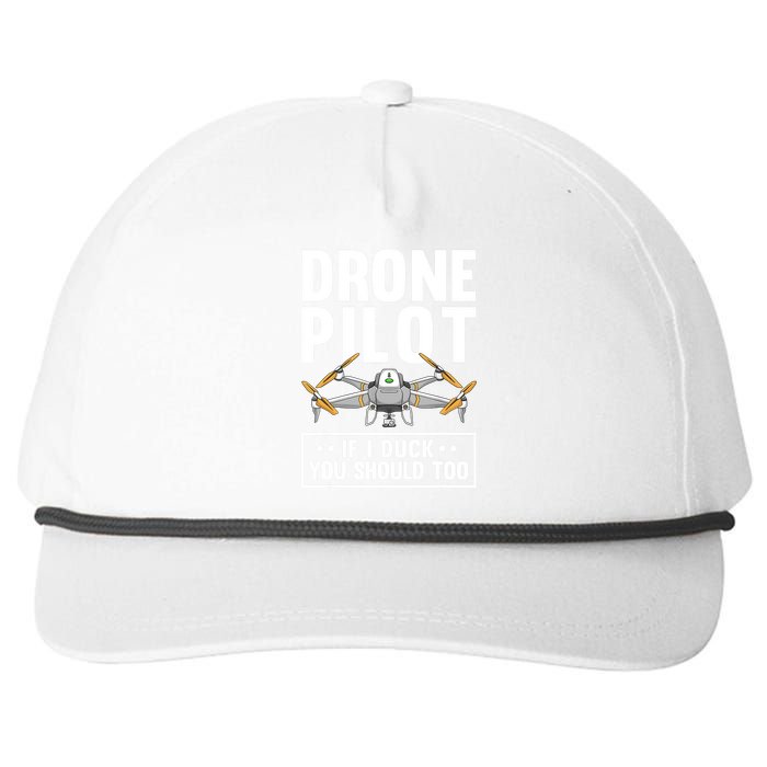 Funny Drone Pilot For RC Racing Pilots Flying FPV Snapback Five-Panel Rope Hat