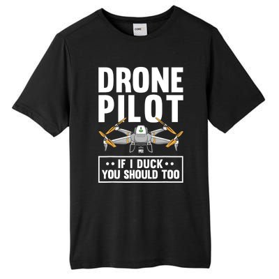 Funny Drone Pilot For RC Racing Pilots Flying FPV Tall Fusion ChromaSoft Performance T-Shirt