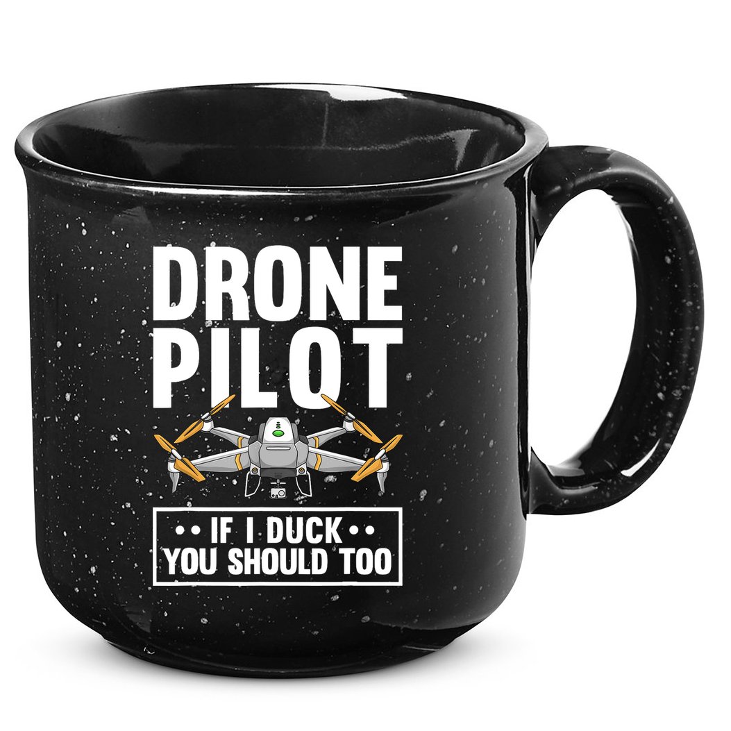 Funny Drone Pilot For RC Racing Pilots Flying FPV 15oz Campfire Ceramic Mug
