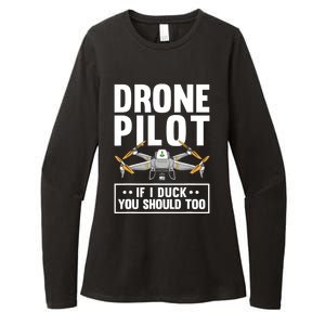 Funny Drone Pilot For RC Racing Pilots Flying FPV Womens CVC Long Sleeve Shirt