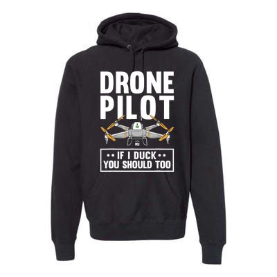 Funny Drone Pilot For RC Racing Pilots Flying FPV Premium Hoodie