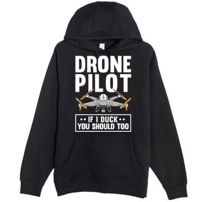 Funny Drone Pilot For RC Racing Pilots Flying FPV Premium Pullover Hoodie
