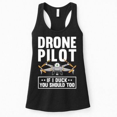 Funny Drone Pilot For RC Racing Pilots Flying FPV Womens Tank Top
