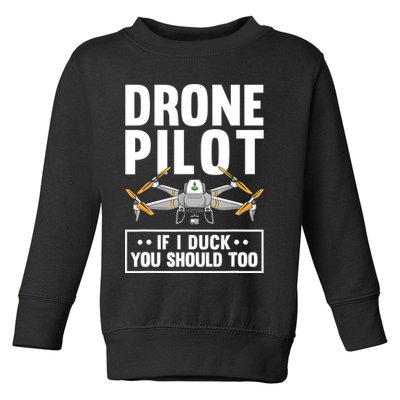 Funny Drone Pilot For RC Racing Pilots Flying FPV Toddler Sweatshirt