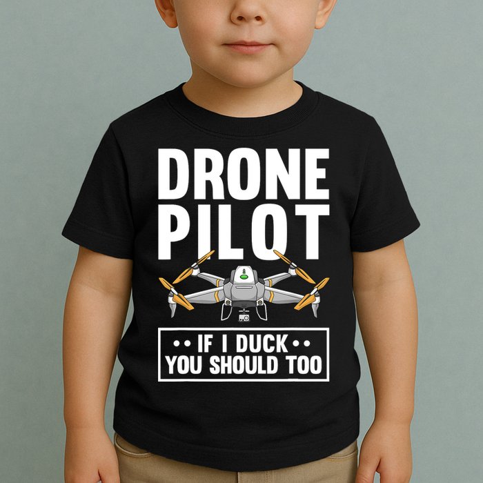 Funny Drone Pilot For RC Racing Pilots Flying FPV Toddler T-Shirt