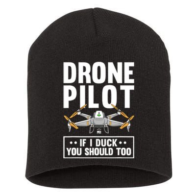 Funny Drone Pilot For RC Racing Pilots Flying FPV Short Acrylic Beanie