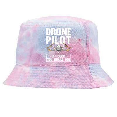 Funny Drone Pilot For RC Racing Pilots Flying FPV Tie-Dyed Bucket Hat