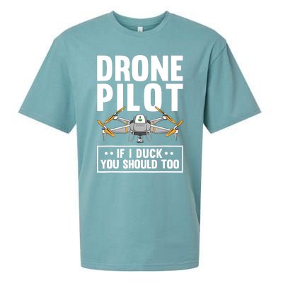 Funny Drone Pilot For RC Racing Pilots Flying FPV Sueded Cloud Jersey T-Shirt