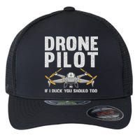 Funny Drone Pilot Design For Women Drone Operator Flexfit Unipanel Trucker Cap