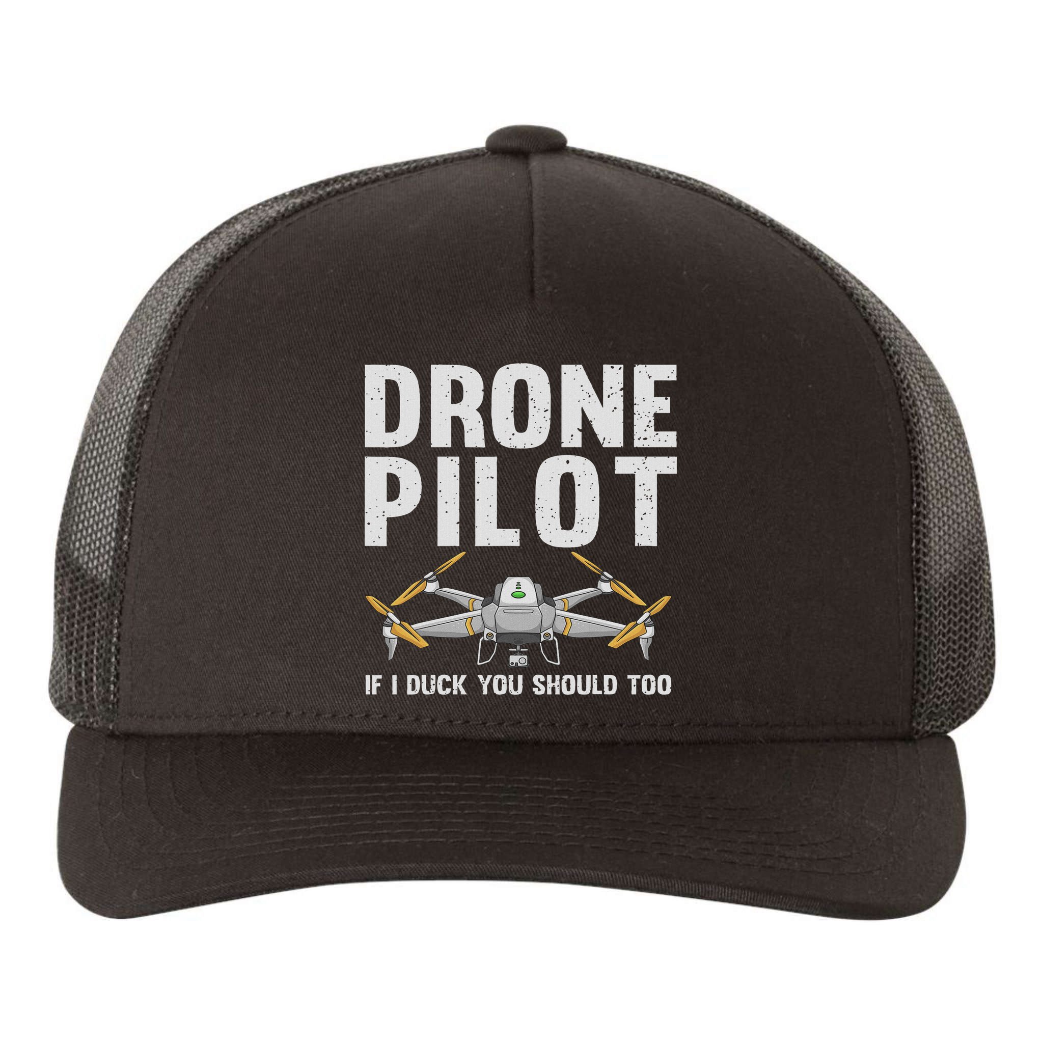 Funny Drone Pilot Design For Women Drone Operator Yupoong Adult 5-Panel Trucker Hat