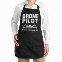 Funny Drone Pilot Design For Women Drone Operator Apron