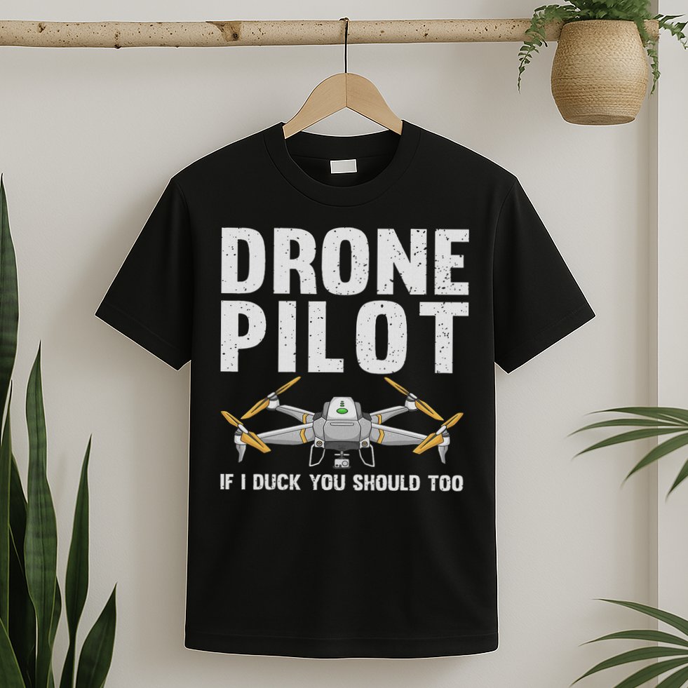 Funny Drone Pilot Design For Women Drone Operator T-Shirt