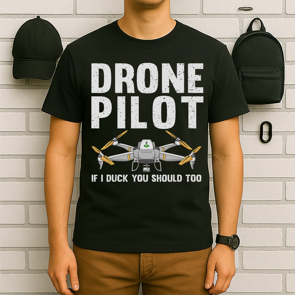 Funny Drone Pilot Design For Women Drone Operator T-Shirt