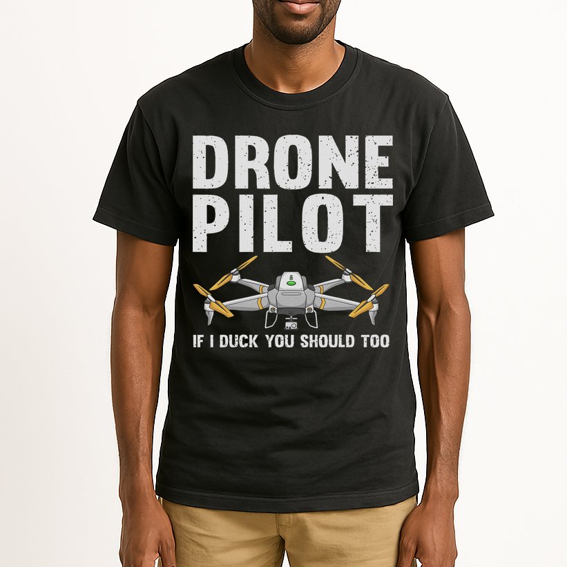 Funny Drone Pilot Design For Women Drone Operator Tall T-Shirt