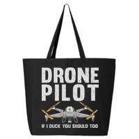 Funny Drone Pilot Design For Women Drone Operator 25L Jumbo Tote