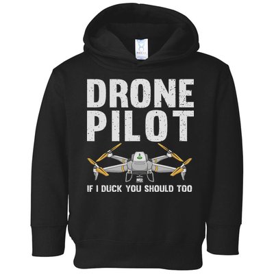 Funny Drone Pilot Design For Women Drone Operator Toddler Hoodie