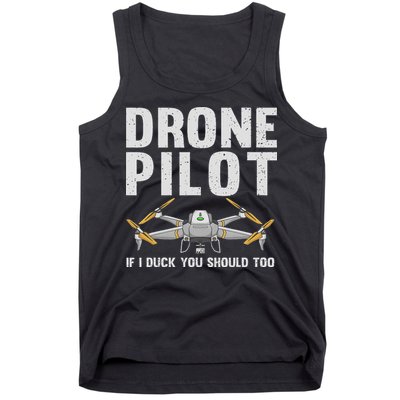 Funny Drone Pilot Design For Women Drone Operator Tank Top