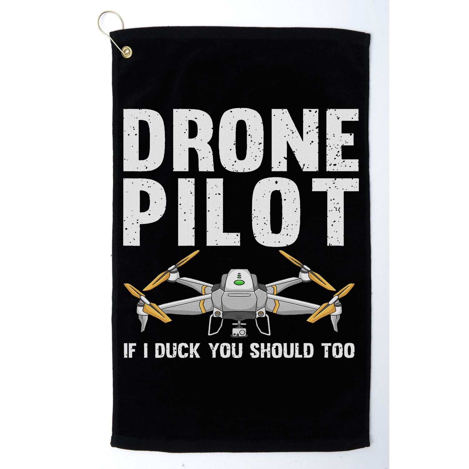 Funny Drone Pilot Design For Women Drone Operator Golf Towel