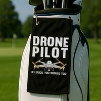 Funny Drone Pilot Design For Women Drone Operator Golf Towel