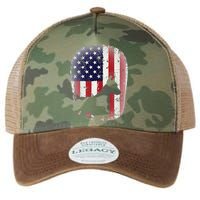 Funny Doberman Pinscher Art For  Doberman US Flag Legacy Tie Dye Trucker Hat
