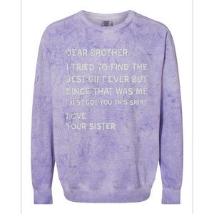 Fathers Day Presents For Brother Clothing Colorblast Crewneck Sweatshirt