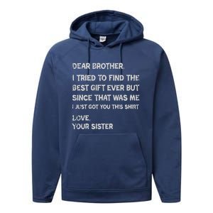 Fathers Day Presents For Brother Clothing Performance Fleece Hoodie