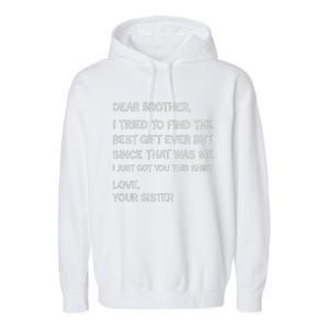 Fathers Day Presents For Brother Clothing Garment-Dyed Fleece Hoodie