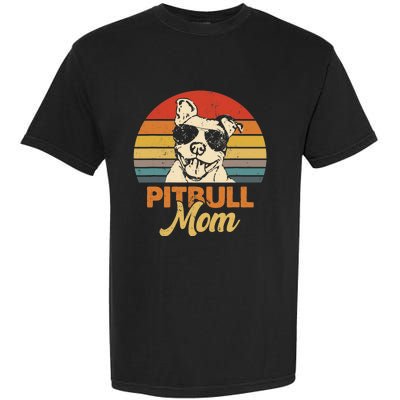 Funny Dog Pitbull Mom Pittie Mom Mother's Day Garment-Dyed Heavyweight T-Shirt