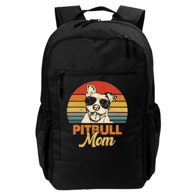 Funny Dog Pitbull Mom Pittie Mom Mother's Day Daily Commute Backpack