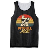 Funny Dog Pitbull Mom Pittie Mom Mother's Day Mesh Reversible Basketball Jersey Tank