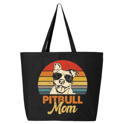 Funny Dog Pitbull Mom Pittie Mom Mother's Day 25L Jumbo Tote