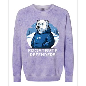 Frostbyte Defenders Polar Plunge Colorblast Crewneck Sweatshirt