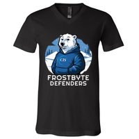 Frostbyte Defenders Polar Plunge V-Neck T-Shirt