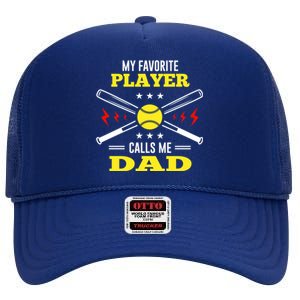 For Daddy Papa Gift High Crown Mesh Back Trucker Hat