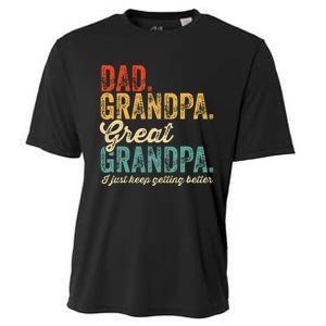 Fathers Day Present from Grandkid Dad Grandpa Great Grandpa Cooling Performance Crew T-Shirt