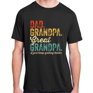 Fathers Day Present from Grandkid Dad Grandpa Great Grandpa Adult ChromaSoft Performance T-Shirt